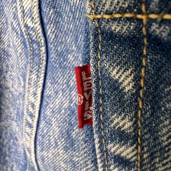 Levis Skirt Womens Size 30 Premium Front Button Mini Denim Quality Clothing - Picture 16 of 16